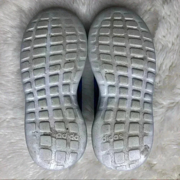 Adidas Lite Racer Sneakers Black & Blue Size  9 - Picture 13 of 13